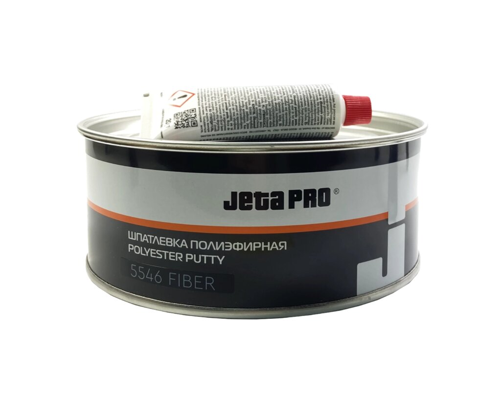 Jeta Pro 5546 Fiber шпатлевка со стекловолокном, комплект 0,25 кг от компании ГК Автооборудование - фото 1