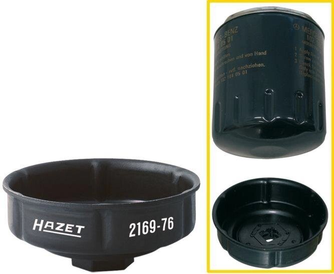 Ключ для масляных фильтров HAZET 2169-76 от компании ГК Автооборудование - фото 1