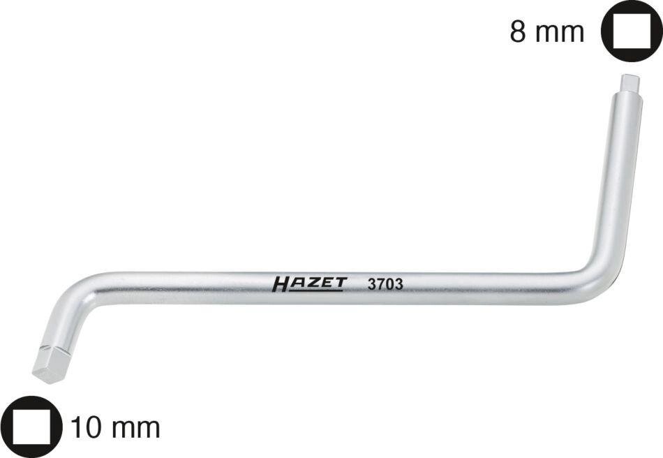 Ключ для масляных пробок HAZET 3703 от компании ГК Автооборудование - фото 1