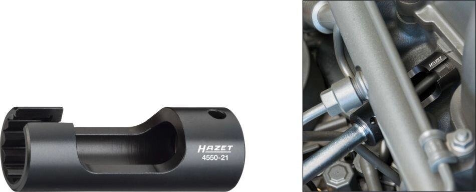 Ключ для топливных линий дизельных двигателей HAZET 4550-21 от компании ГК Автооборудование - фото 1