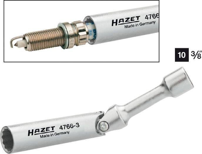 Ключ свечной HAZET 4766-3 от компании ГК Автооборудование - фото 1