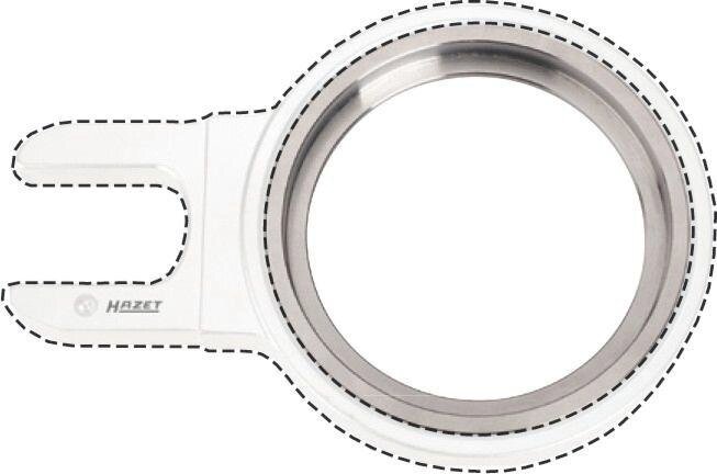 Кольцо промежуточное для упорной пластины HAZET 4900-243 от компании ГК Автооборудование - фото 1