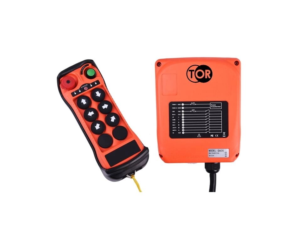 Комплект радиоуправления TOR Q200 (380В, 2 кнопки) от компании ГК Автооборудование - фото 1