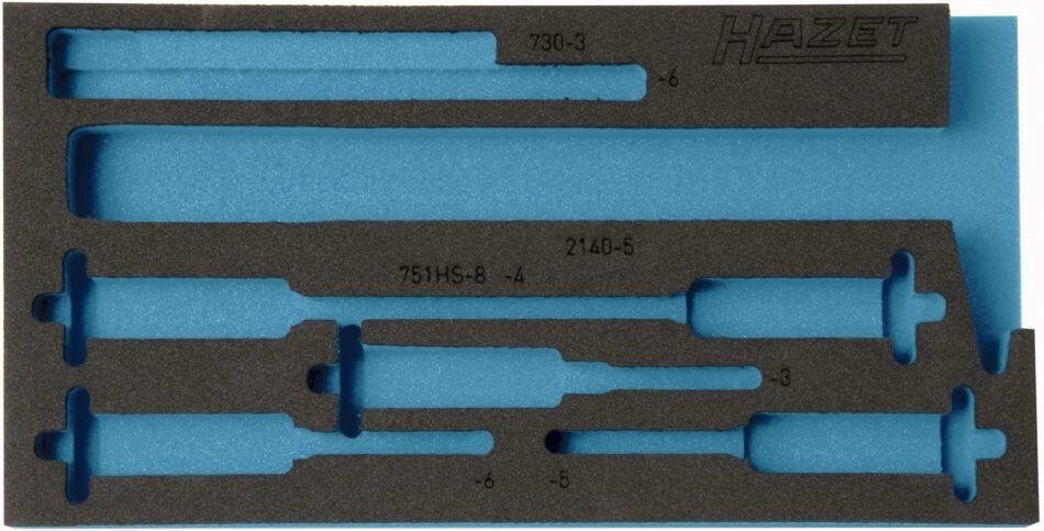 Ложемент 2-х компонентный из мягкого пенопласта Hazet 163-299L от компании ГК Автооборудование - фото 1
