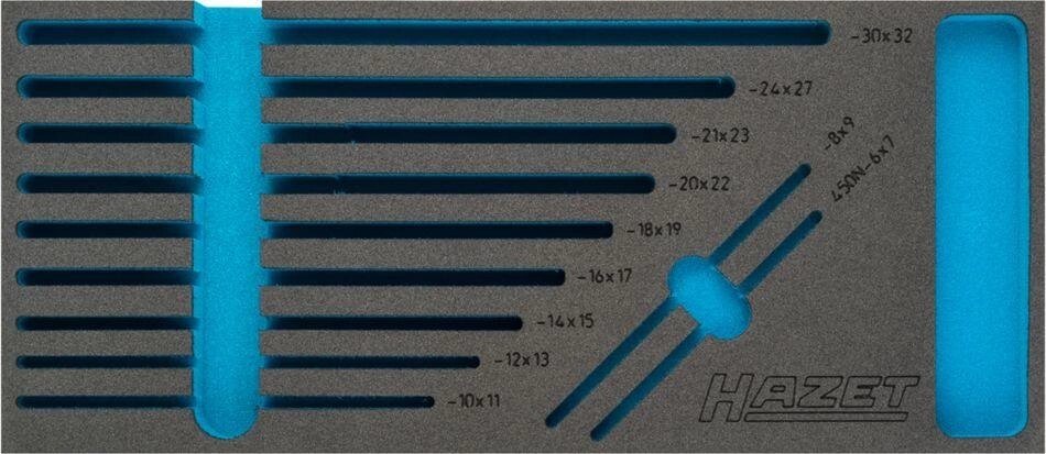 Ложемент 2-х компонентный из мягкого пенопласта Hazet 163-377L от компании ГК Автооборудование - фото 1