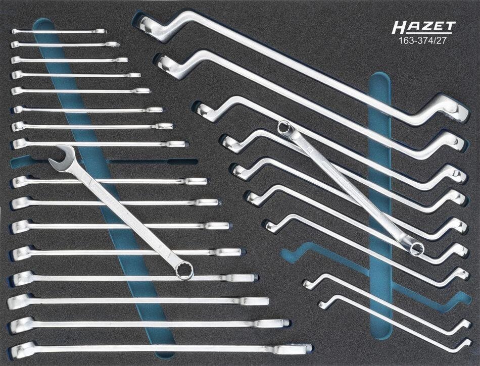 Набор гаечных ключей Hazet 163-374/27 от компании ГК Автооборудование - фото 1