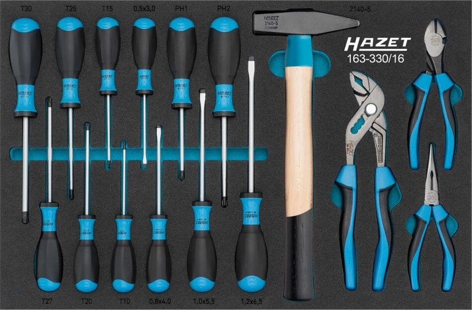 Набор инструментов Hazet 163-330/16 от компании ГК Автооборудование - фото 1