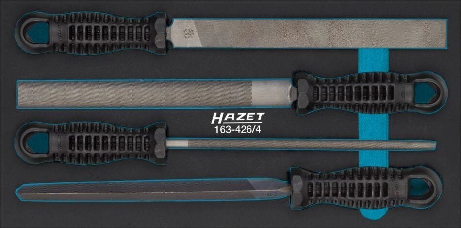 Набор напильников Hazet 163-426/4 от компании ГК Автооборудование - фото 1
