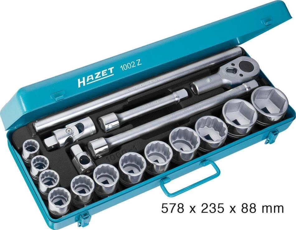 Набор торцевых ключей HAZET 1002Z от компании ГК Автооборудование - фото 1
