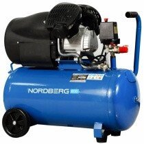 NORDBERG ECO NCE50/410V КОМПРЕССОР поршневой V-образный 220В, ресив. 50л, 410л/мин от компании ГК Автооборудование - фото 1