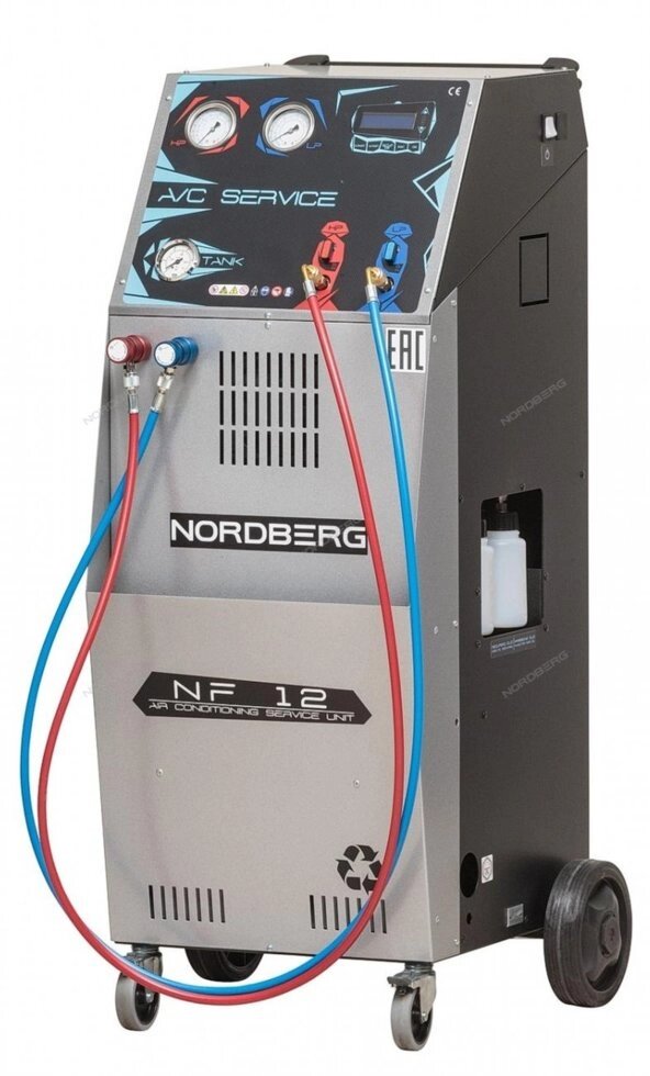 NORDBERG NF12S Автоматическая установка для заправки автомобильных кондиционеров, 12 л от компании ГК Автооборудование - фото 1