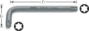 Ключ Г-образный TORX HAZEТ 2115-T20