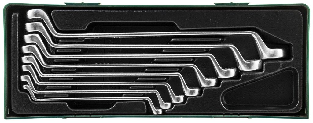 Набор ключей накидных 75-гр., 6-22 мм, 8 предметов (ложемент) - наличие