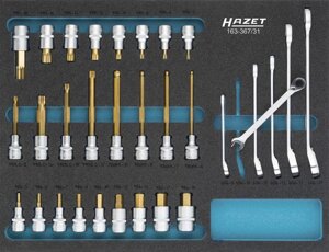 Набор торцевых головок Hazet 163-367/31