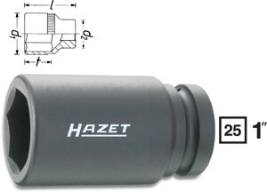 Головка торцевая 6-гранная для ударных механизированных гайковертов HAZET 1100SLG-46