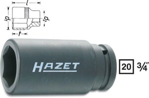 Головка торцевая 6-гранная для ударных гайковертов HAZET 1000SLG-36