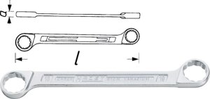 Ключ двойной накидной HAZET 610N-14X15