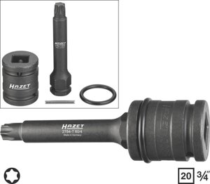 Комплект инструментов для тормозных суппортов HAZET 2784-T60/4