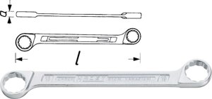 Ключ двойной накидной HAZET 610N-10X11