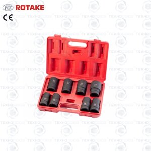 Головки ударные торцевые для грузового гайковерта 1” Rotake RT-002K