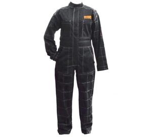 Рабочий комбинезон WIEDERKRAFT WDK-7401 черный, размер M, L, XL, XXL, XXXL