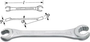 Ключ накидной разрезрезной двойной HAZET 612-10X11