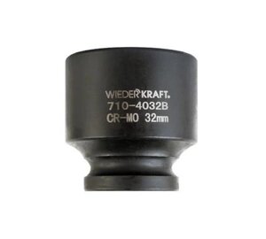 Головка торцевая ударная 6-гранная (32 мм; 1/2DR) WIEDERKRAFT WDK-710-4032