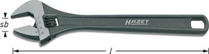 Ключ разводной со шкалой 15 HAZET 279-15