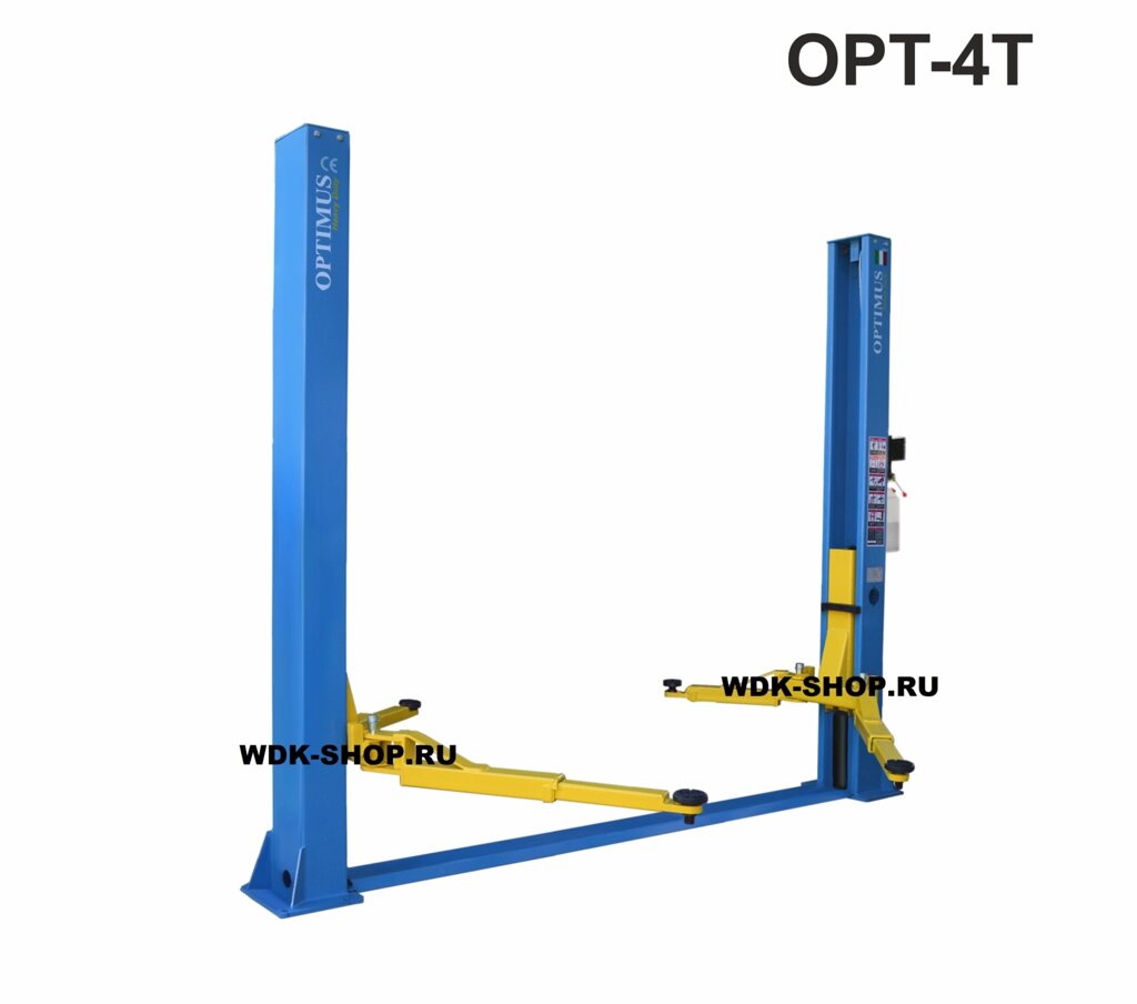 Подъемник OPTIMUS S-OPT-4T, 4 тонны от компании ГК Автооборудование - фото 1