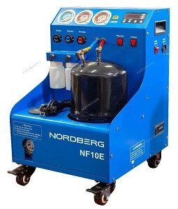 УСТАНОВКА полуавтомат для заправки автомобильных кондиционеров NORDBERG NF10E от компании ГК Автооборудование - фото 1