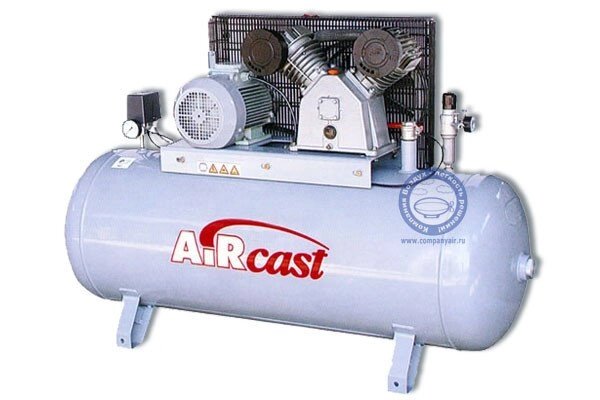 Воздушный компрессор Aircast СБ 4/С-100 LB 50 от компании ГК Автооборудование - фото 1