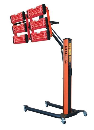 Weider Kraft WDK-6CL 220В Мобильная шестикассетная ИК сушка от компании ГК Автооборудование - фото 1