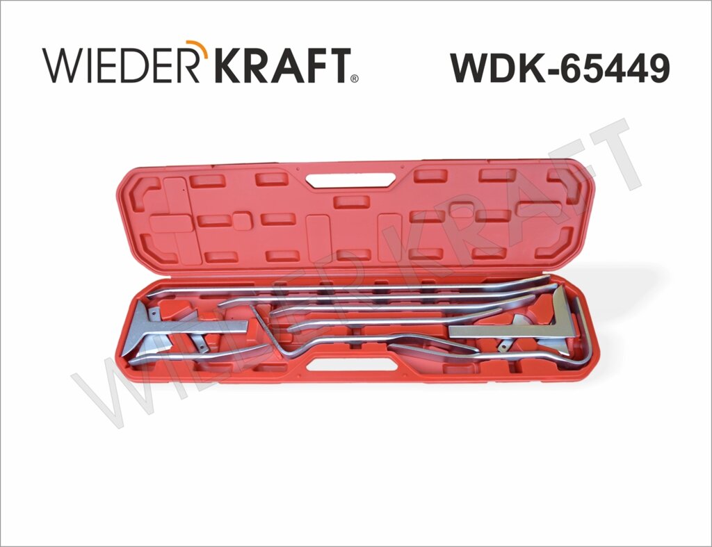 WiederKraft  WDK-65449 Набор рихтовочных монтажных лопаток от компании ГК Автооборудование - фото 1