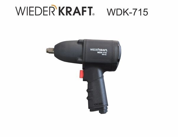 WiederKraft WDK-715 Гайковерт ударный пневматический 1/2" 950Nm от компании ГК Автооборудование - фото 1