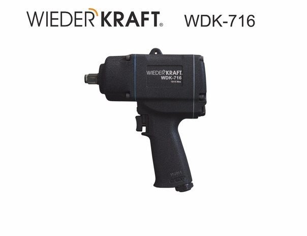 WiederKraft  WDK-716 Гайковерт ударный пневматический 1/2" 1015Nm от компании ГК Автооборудование - фото 1