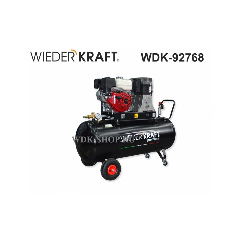 WiederKraft WDK-92768 Бензиновый поршневой компрессор от компании ГК Автооборудование - фото 1