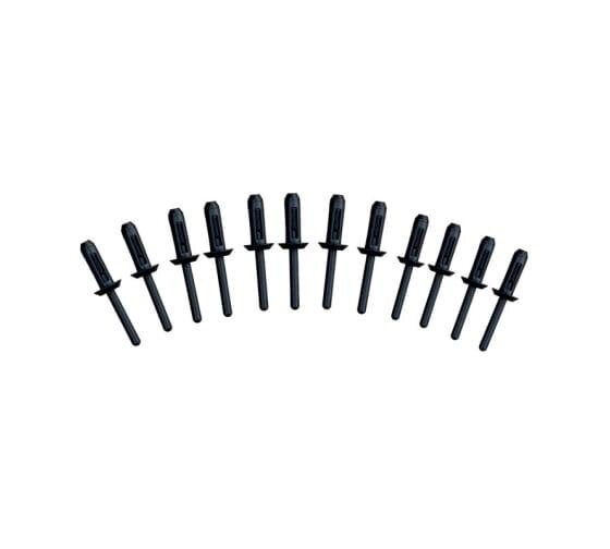 Заклёпки пластиковые (50 шт; 6.3х25.2 мм) для ручного заклёпочника WIEDERKRAFT WDK-65483 от компании ГК Автооборудование - фото 1