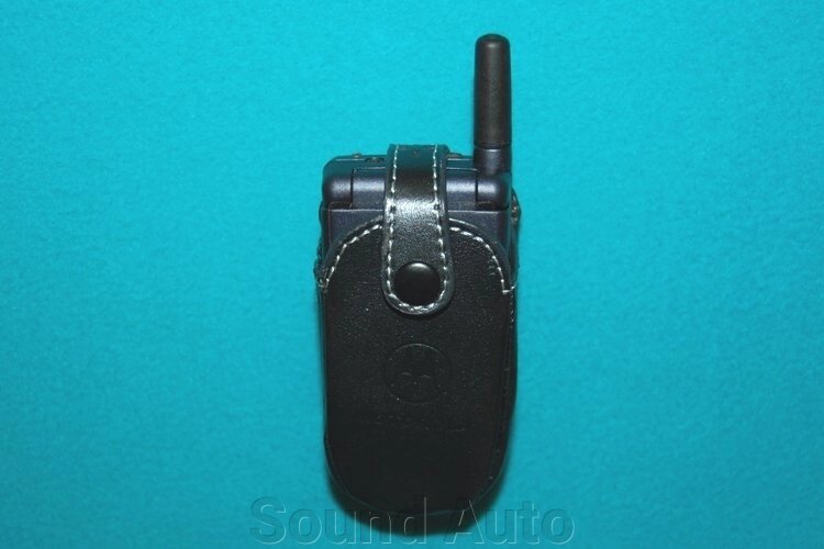 Кожаный чехол для Motorola V50 Оригинал от компании Sound Auto - фото 1