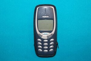 Кожаный чехол для Nokia 3310 (Молния)