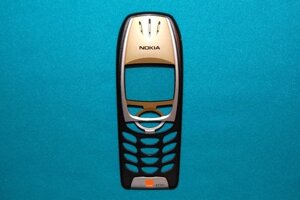 Лицевая панель для Nokia 6310i Black/Gold Как новая