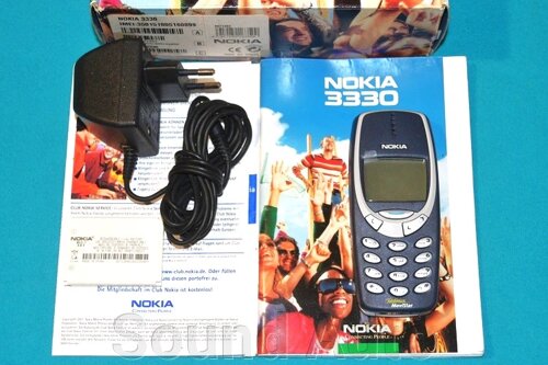 Мобильный телефон Nokia 3330 Dark Blue Полный комплект Новый Из Испании