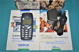 Мобильный телефон Nokia 3330 Полный комплект Новый От провайдера MoviStar