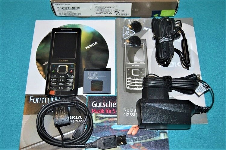 Мобильный телефон Nokia 6500 Полный комплект Новый Из Германии - обзор