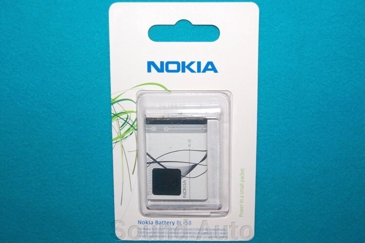 Аккумулятор Nokia BL-5B для Nokia 5140i (Блистер) Новый - отзывы