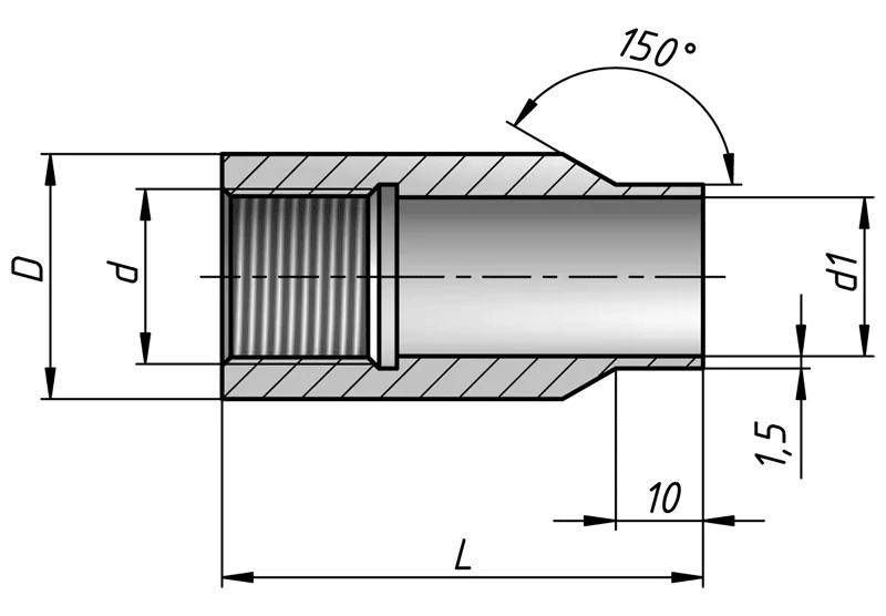 Купить Бобышки 1 2 G 4 100