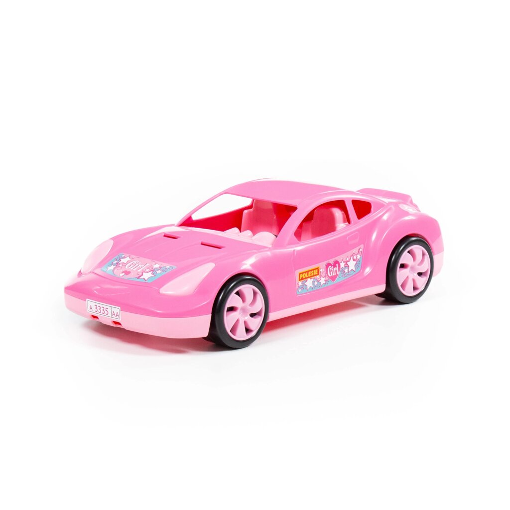 Автомобиль "Торнадо" гоночный (розовый) от компании Интернет-магазин игрушек "Весёлый кот" - фото 1