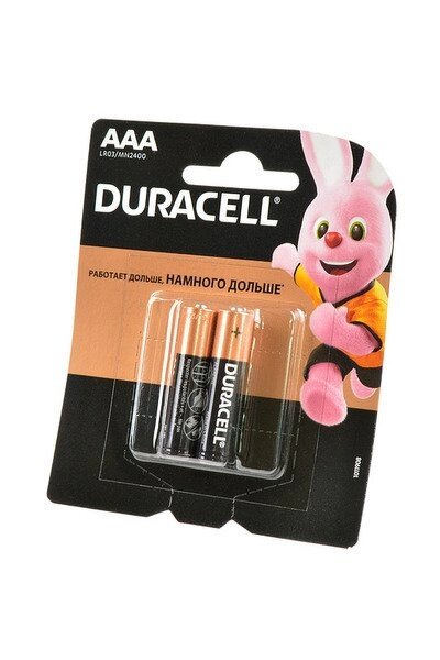 Батарейки Duracell AАА (мизинчиковые) от компании Интернет-магазин игрушек "Весёлый кот" - фото 1