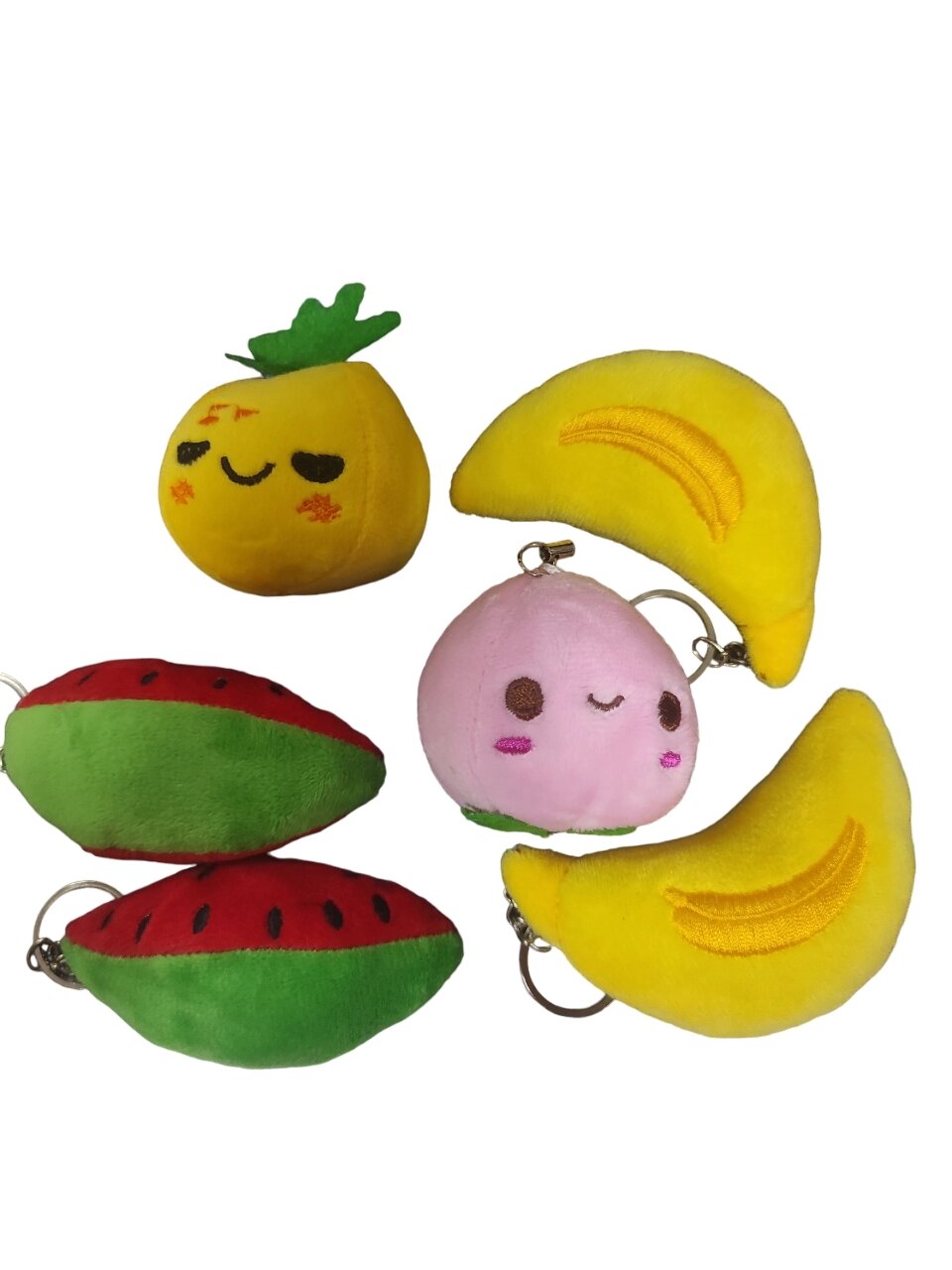 Брелок мягкий фрукты от компании Интернет-магазин игрушек "Весёлый кот" - фото 1