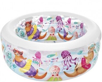 Детский надувной бассейн "Аквариум" (надувное дно) 152 х 56 см 400л от компании Интернет-магазин игрушек "Весёлый кот" - фото 1