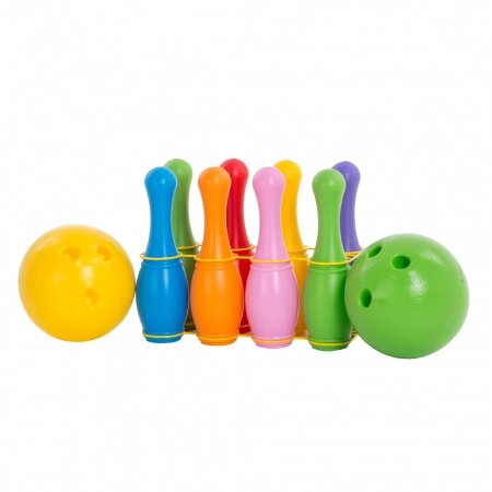 Кегли с мячиками от компании Интернет-магазин игрушек "Весёлый кот" - фото 1